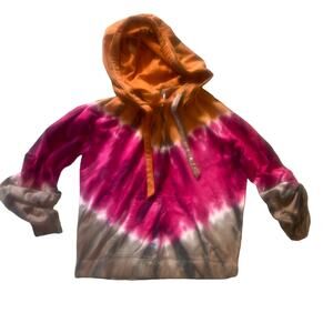 Young Fabulous & Broke Hoodie Womens Size Medium Pullover Casual Tie Dye Shirt